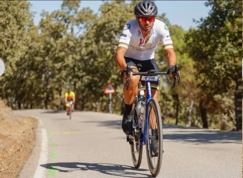 VinApp Cycling Team rider during a race