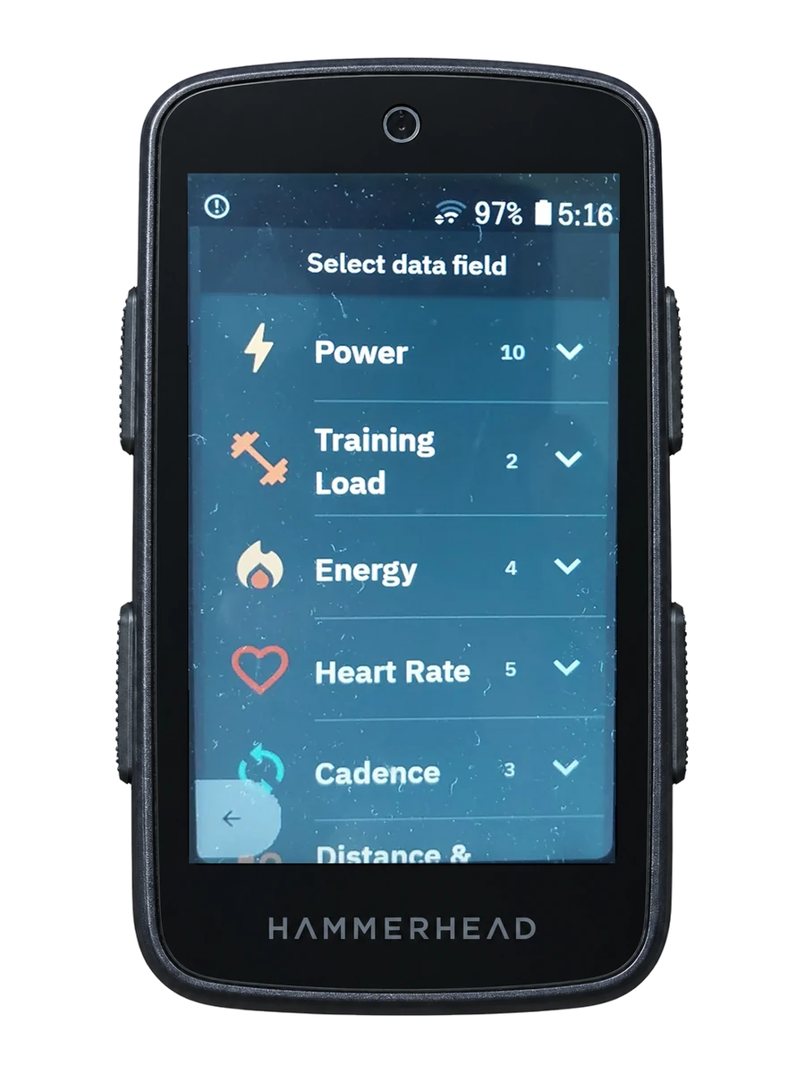 Data-field categories available in VinHkE