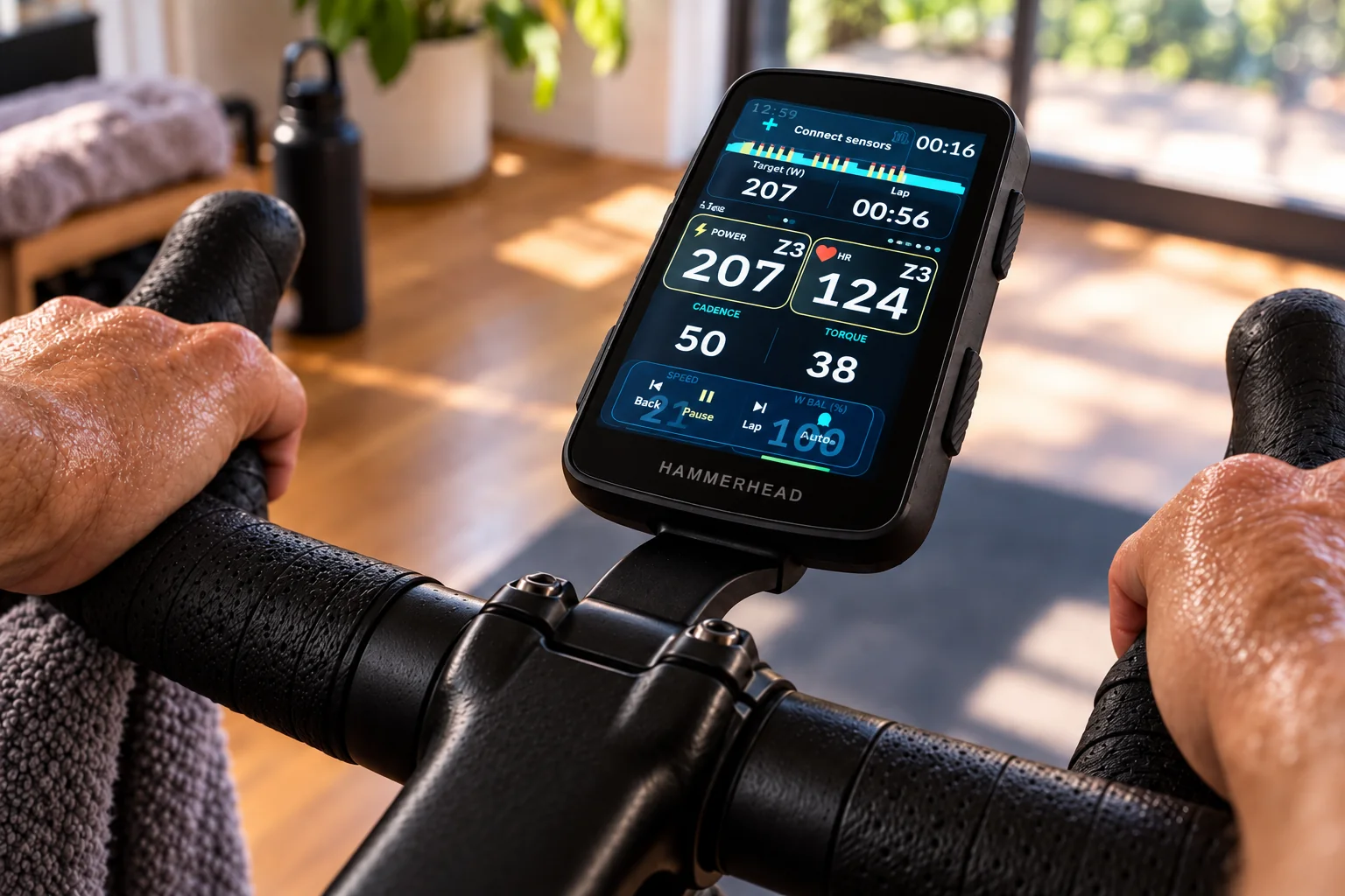 VinApp on Karoo as an indoor training console